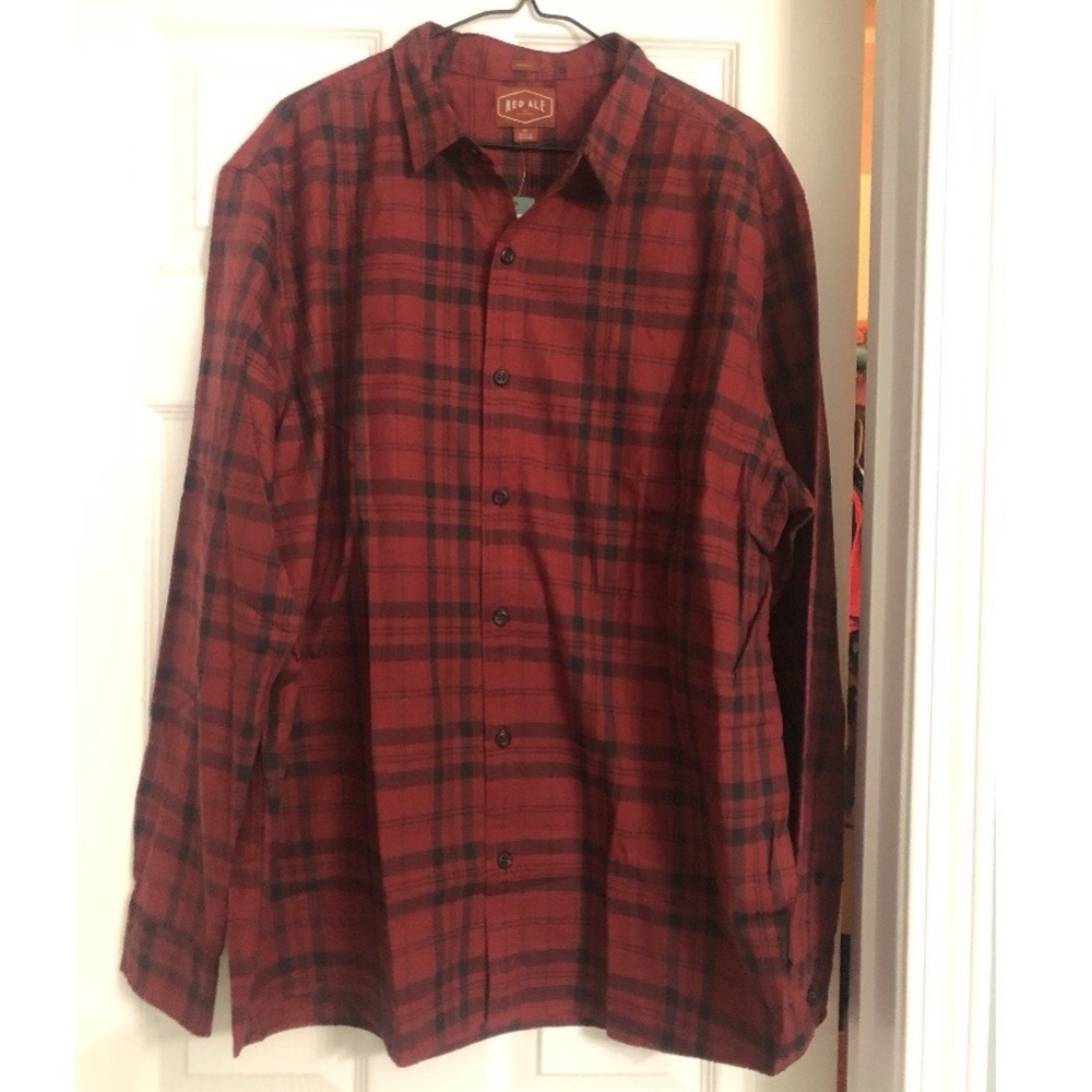 Mens flannel long sleeve shirt